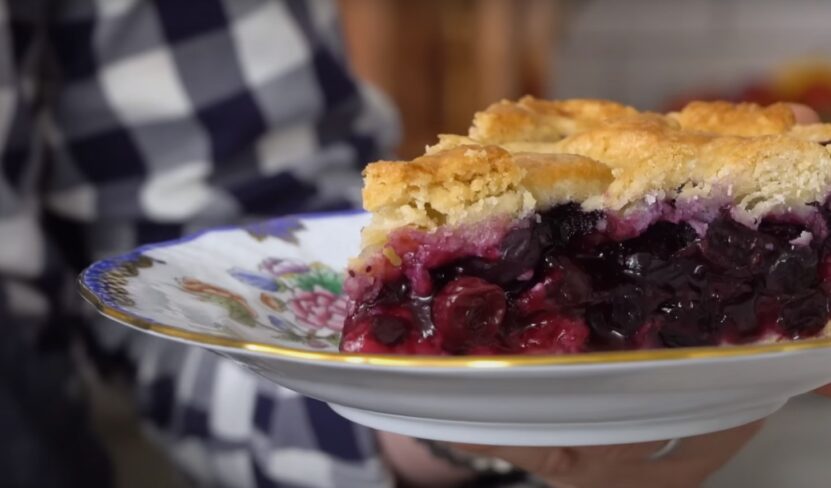 Wild Blueberry Pie