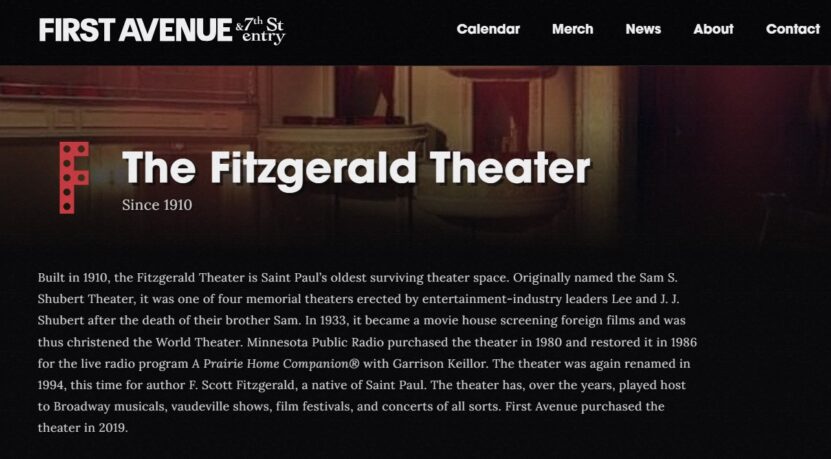 Fitzgerald theater